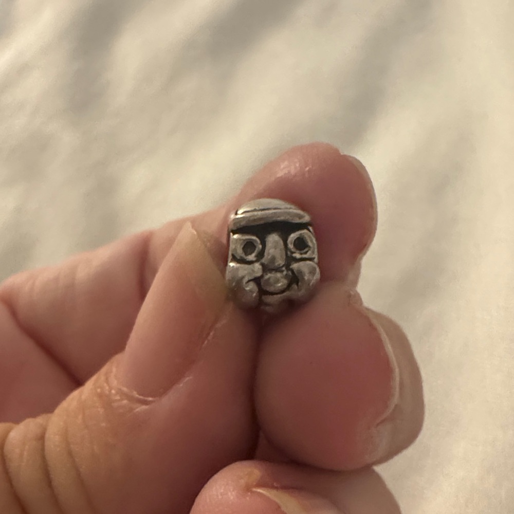 Pandora Silver Face Charm Bead